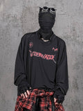 Dark Mesh Punk Longsleeve Sweatshirt