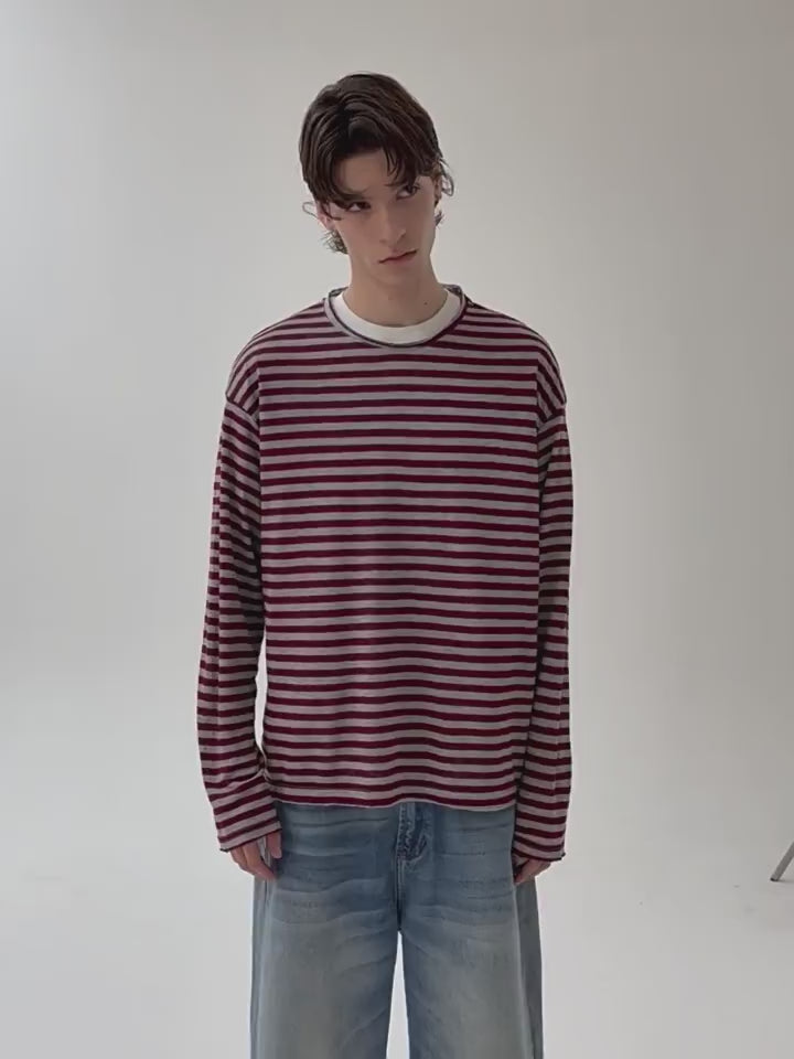 Tide Slouch Stripe Long Sleeve Tee