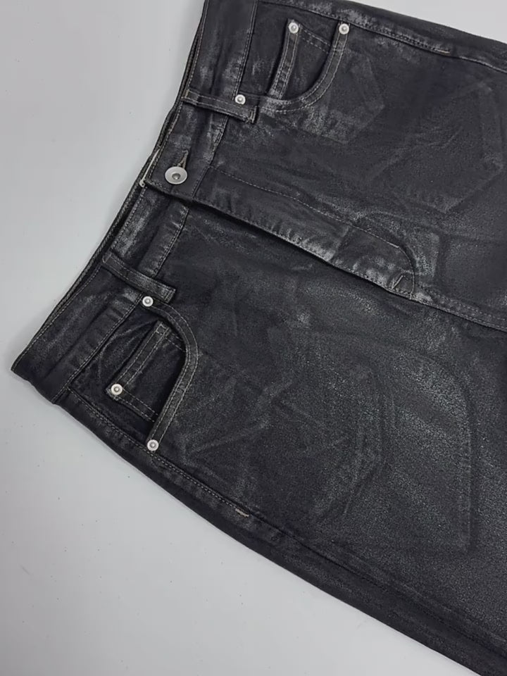 Shadow Wash Black Stacked Jeans