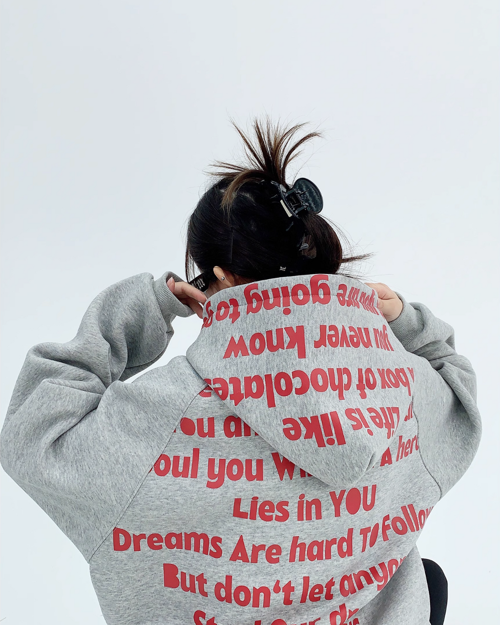 Scarlet Script Dreamer Hoodie