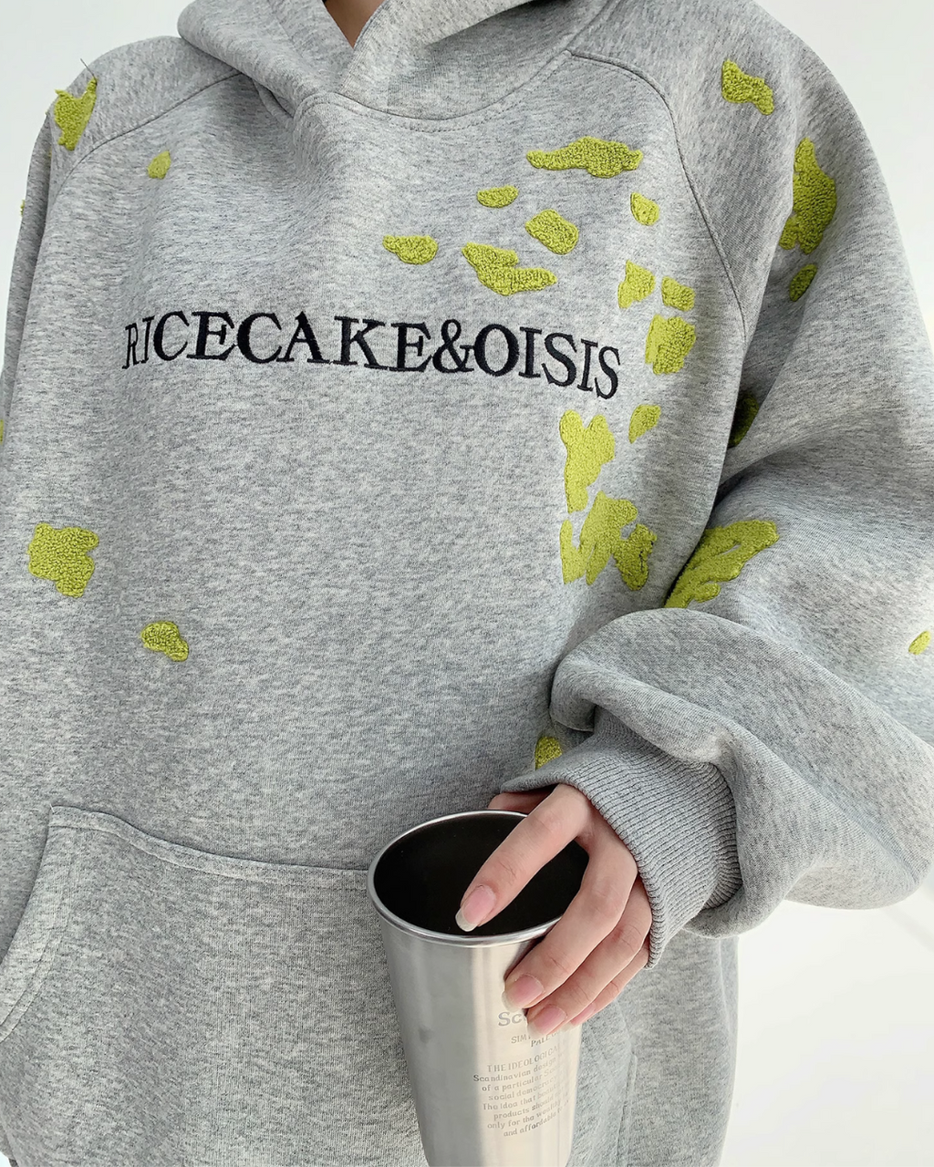Lime Fleck Studio Logo Hoodie