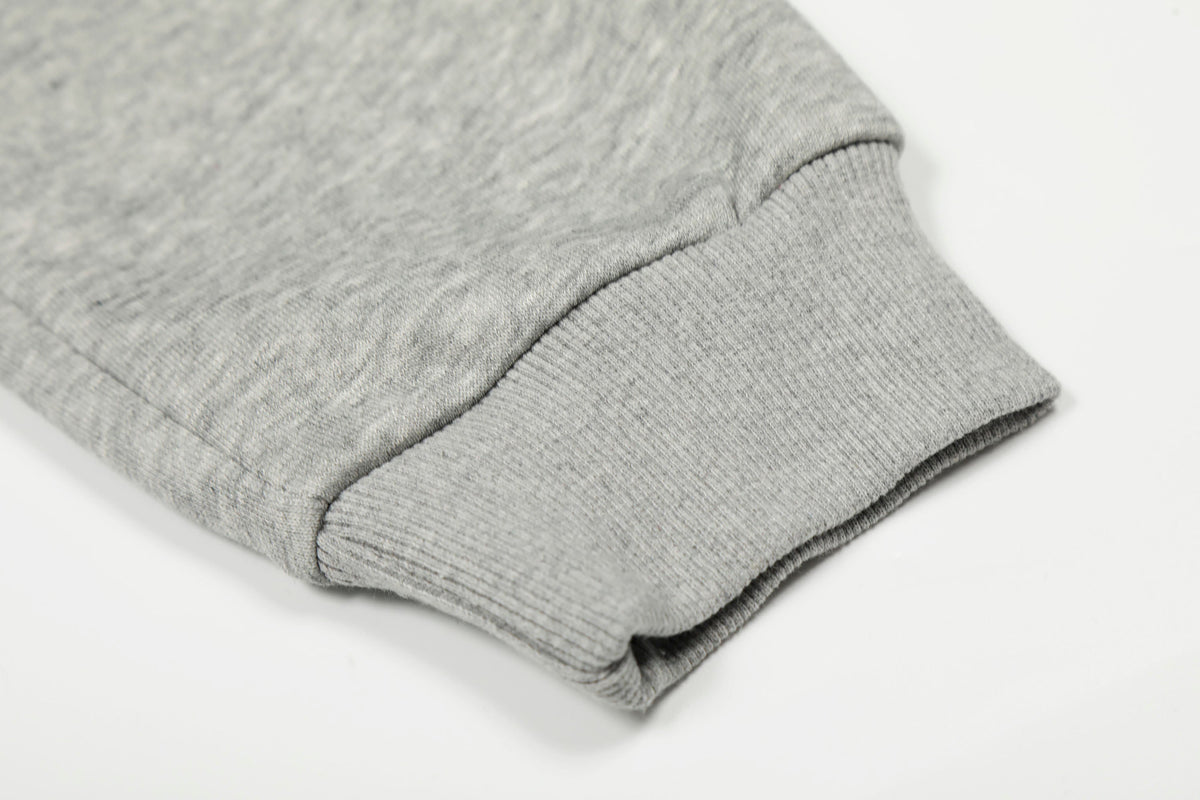 Star & 04 Graphic Zip-Up Sweatshirt