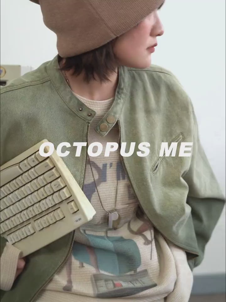 Octopusme Gradient Denim Jacket