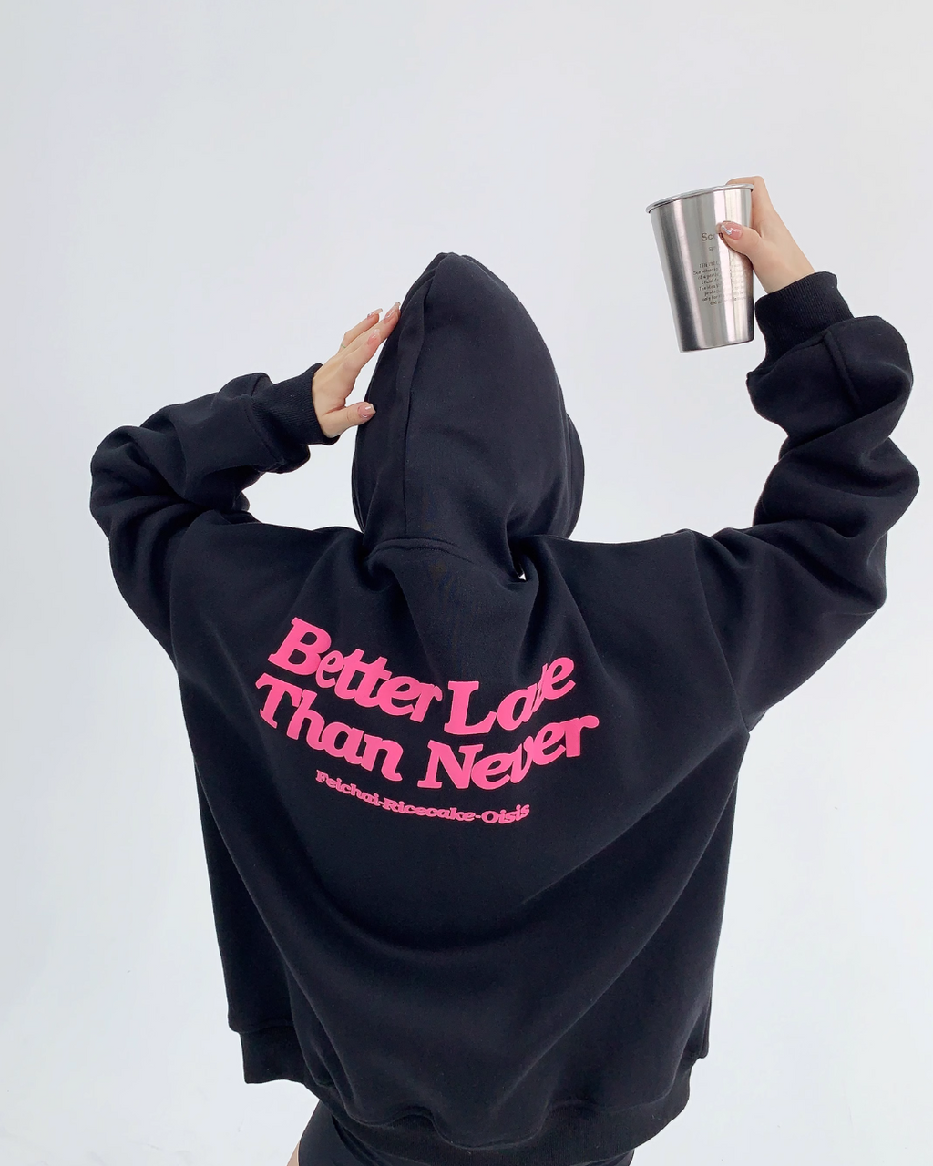 Sand Halo Oversized Hoodie