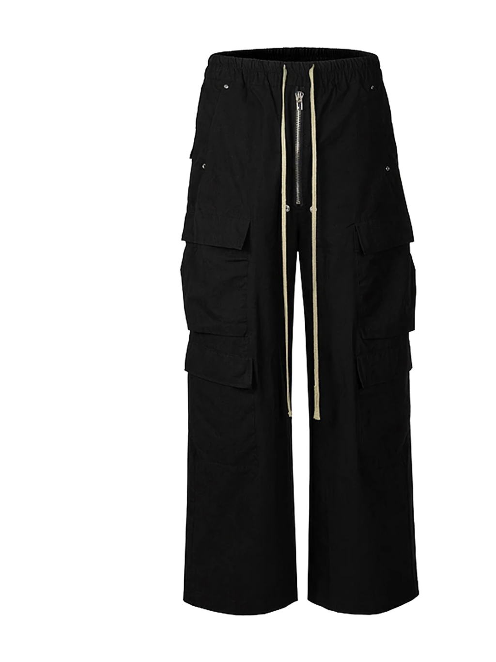 Noir Utility Drawstring Pants