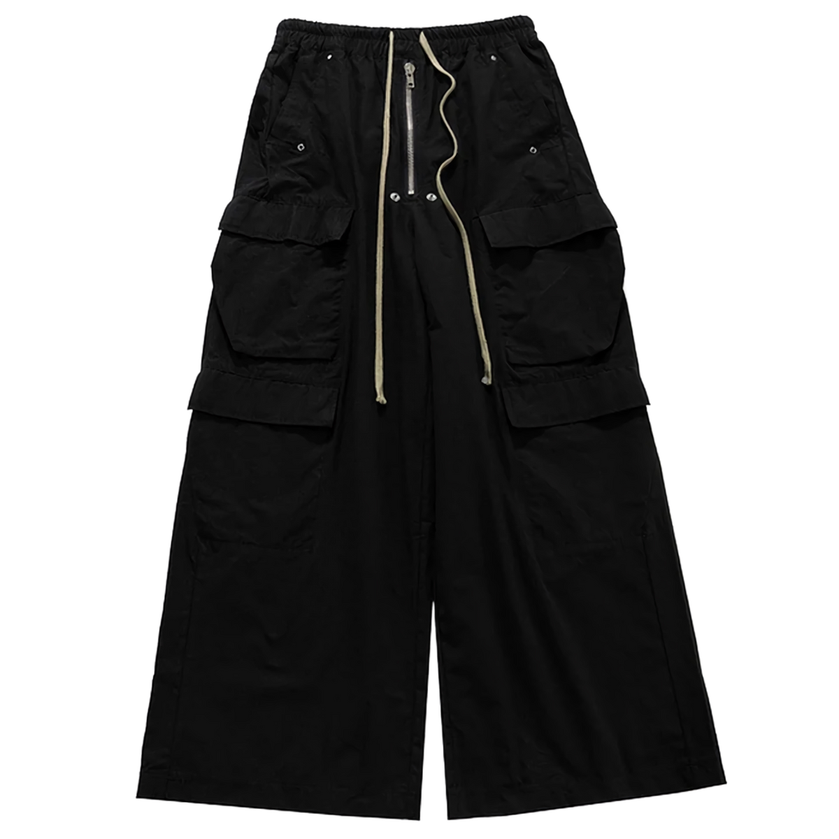 Noir Utility Drawstring Pants