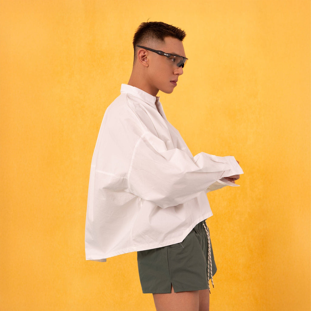 Boxy Oversized Poplin Shirt