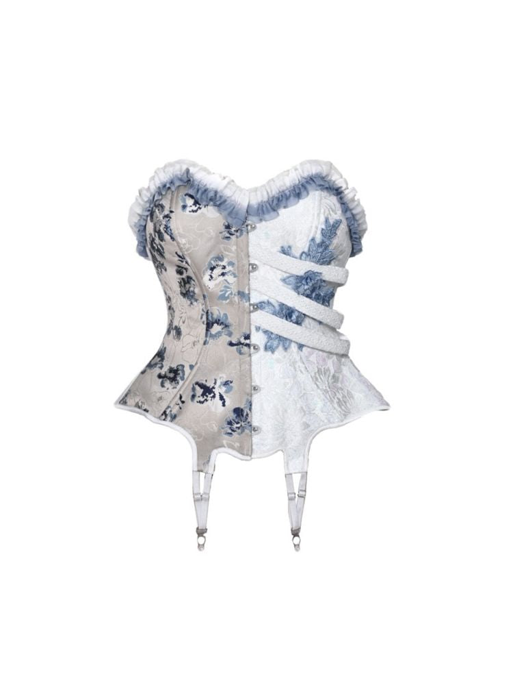 BLOOD SUPPLY White Gothic Corset, Skirt or Set