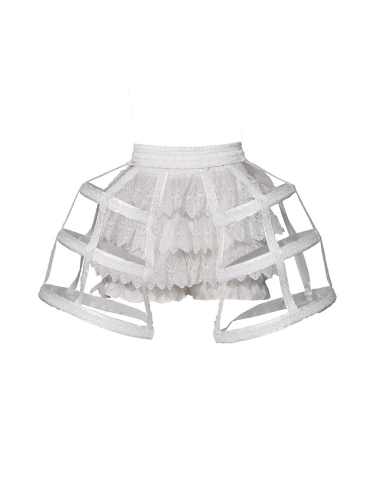 BLOOD SUPPLY White Gothic Corset, Skirt or Set