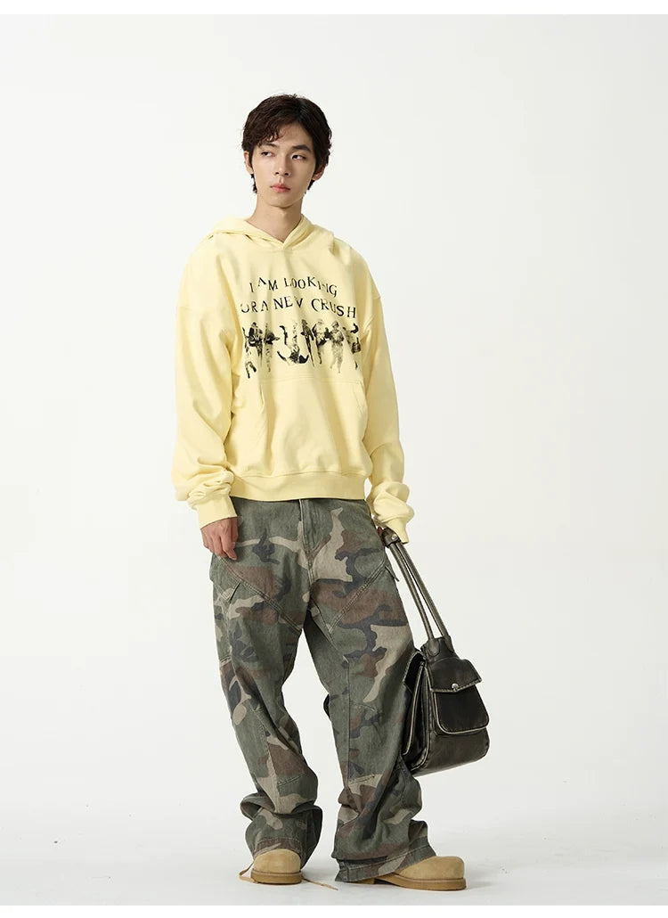 Baggy Camo Cotton Cargo Pants