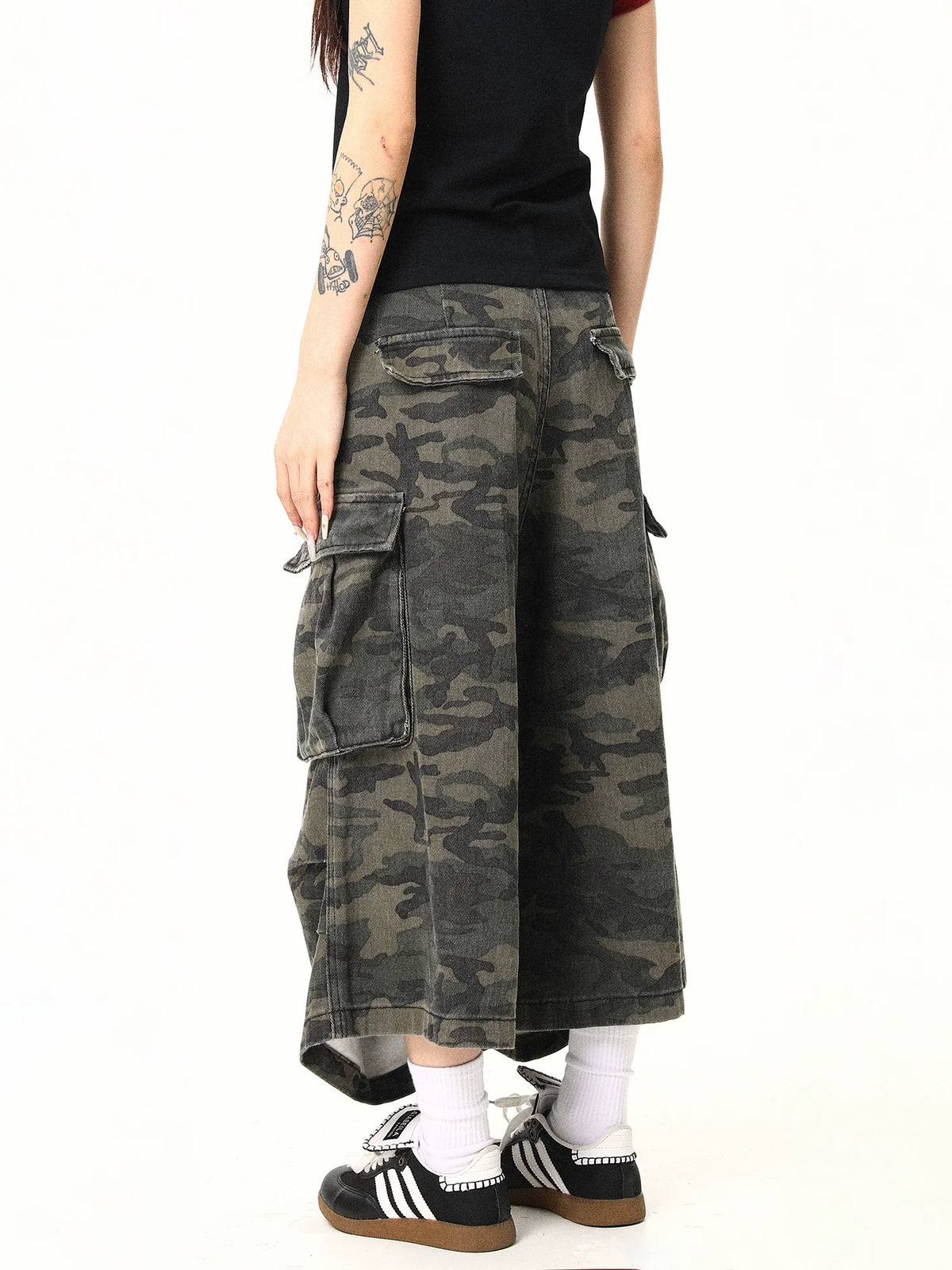 Baggy Camouflage Cargo Pants