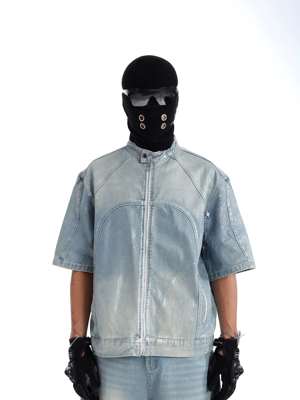 Glacier Moto Zip Denim Jacket