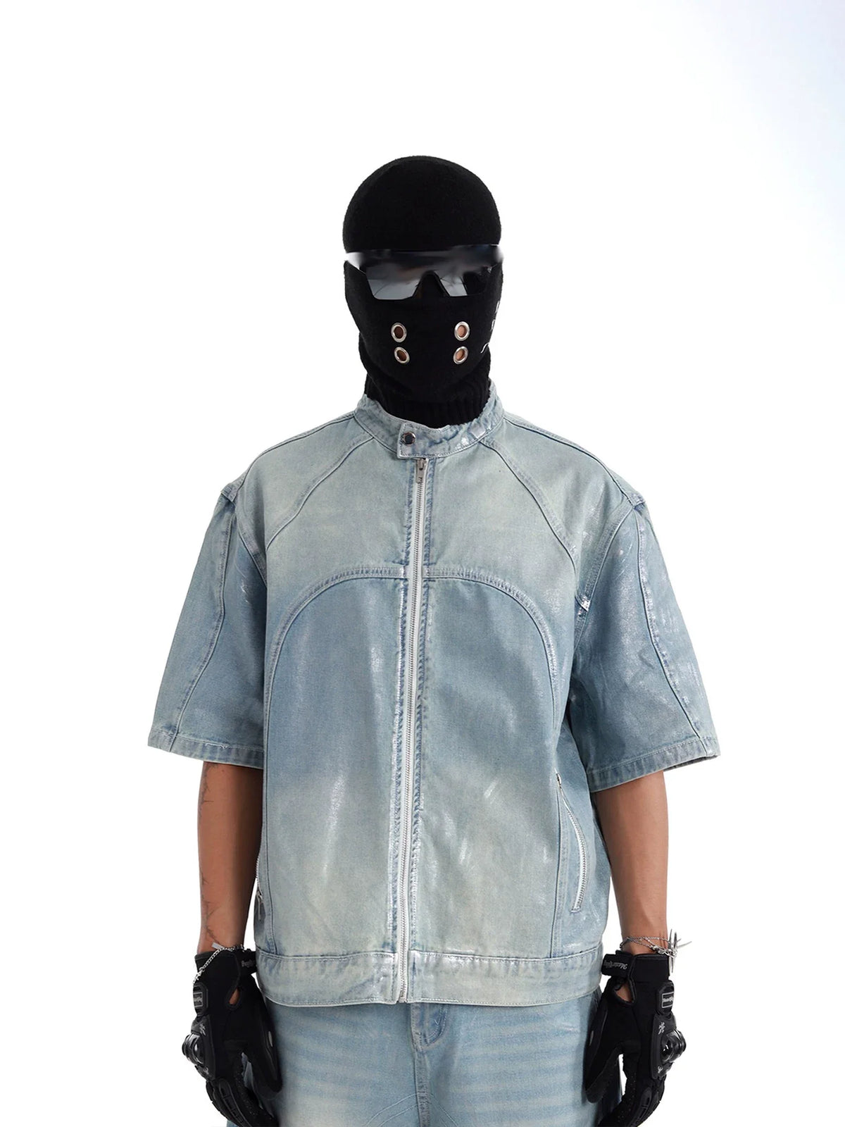 Glacier Moto Zip Denim Jacket