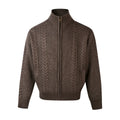 Heritage Weave Zip Cardigan