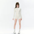 Polar Glow Sculpt Long-Sleeve Surf Romper