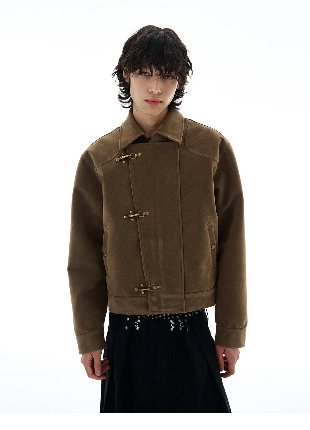 Midnight Espresso Toggle Jacket