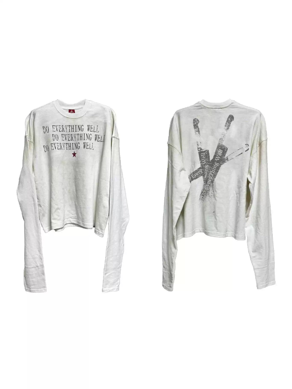 Ivory Anthem Slogan Longsleeve