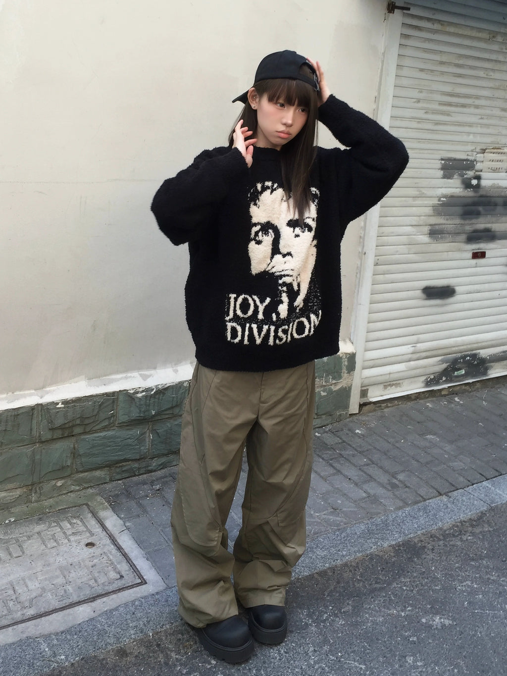 Joy Division Graphic Knit Sweater