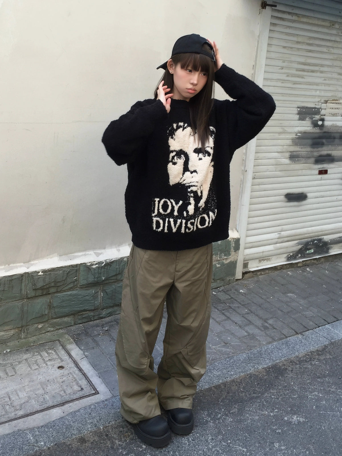 Joy Division Graphic Knit Sweater