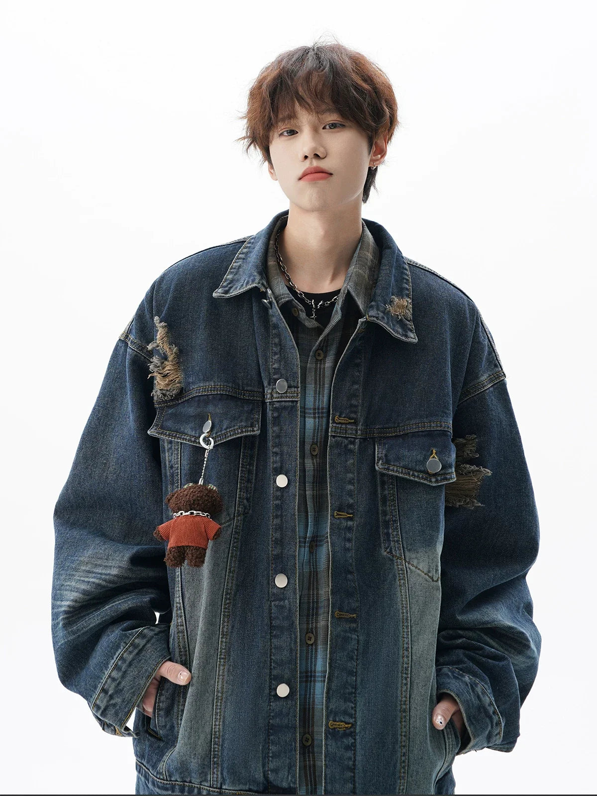 Patch Vintage Denim Jacket