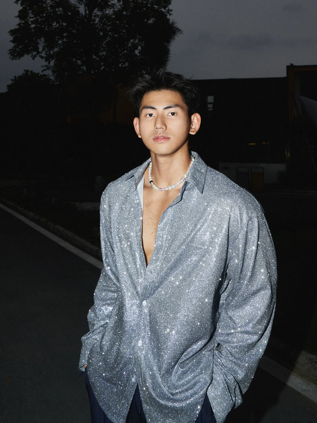 Soft Glow Polka Dot Shirt