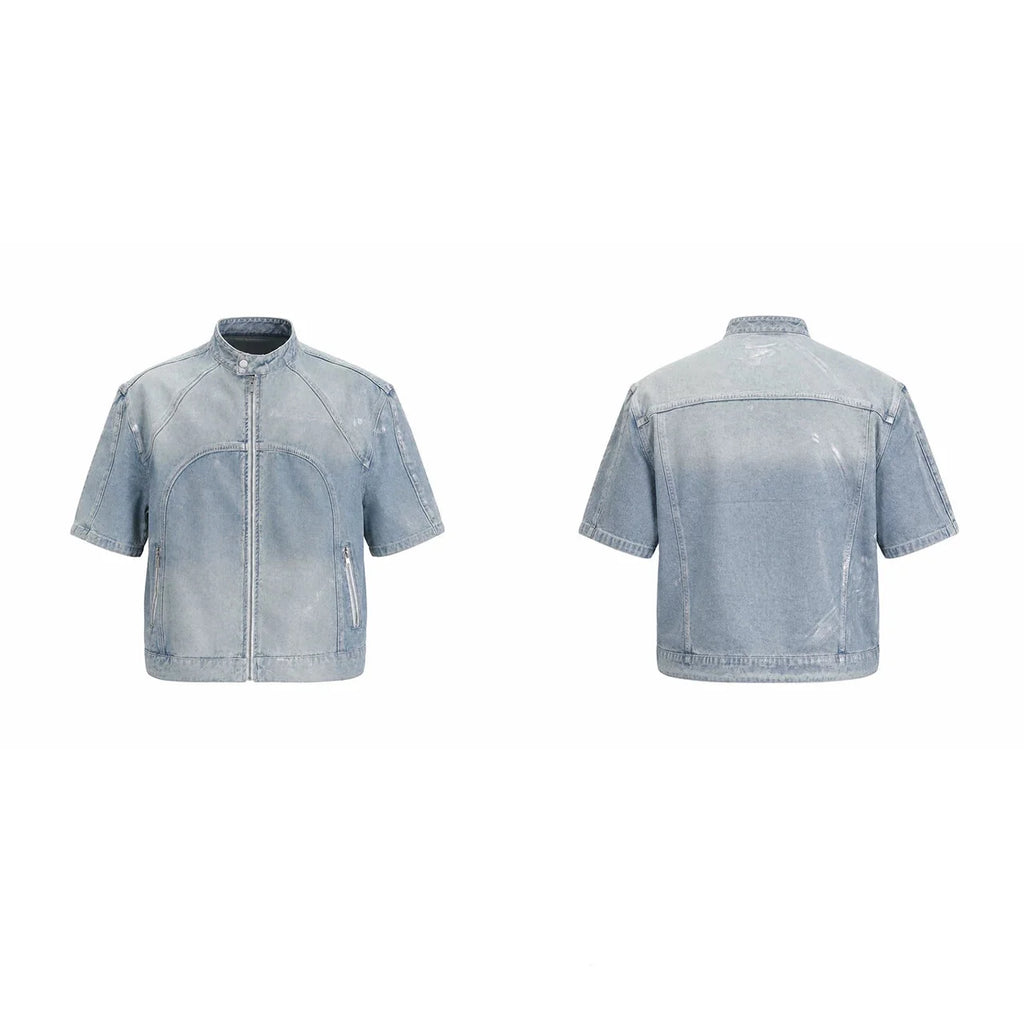 Glacier Moto Zip Denim Jacket