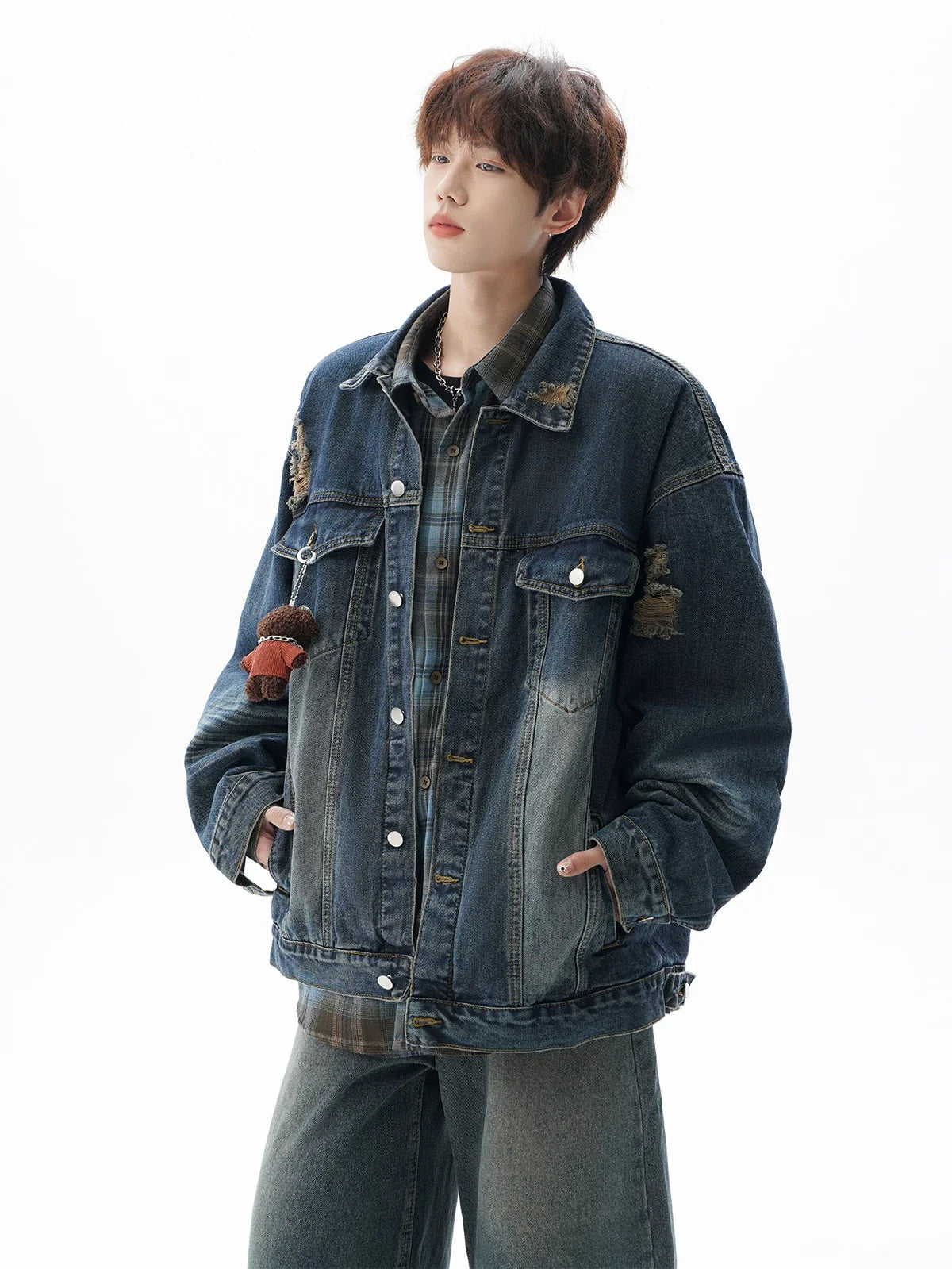 Patch Vintage Denim Jacket