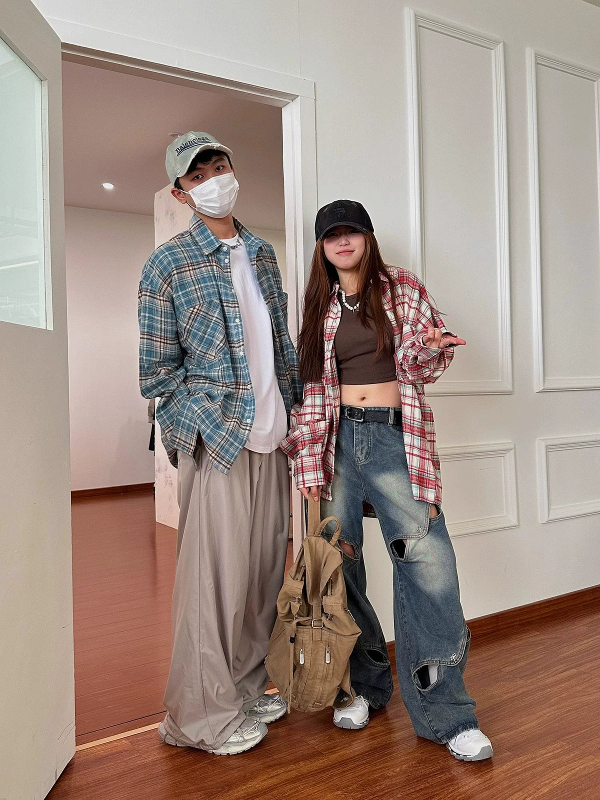 Plaid Casual Flannel Shirt
