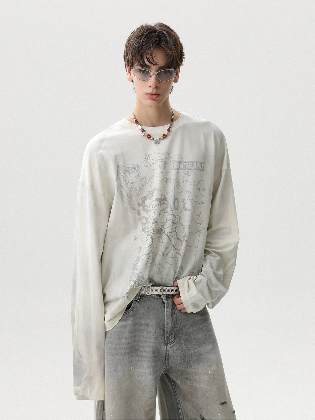 Mythic Map Sketch Long Sleeve