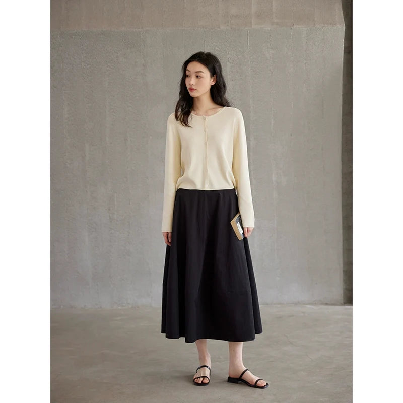 High Waist Maxi Skirt