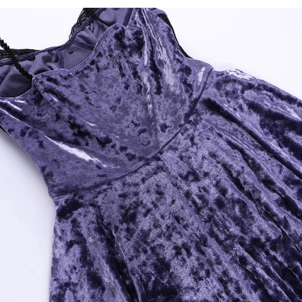 Purple Corset Dress or Black Lace Bolero