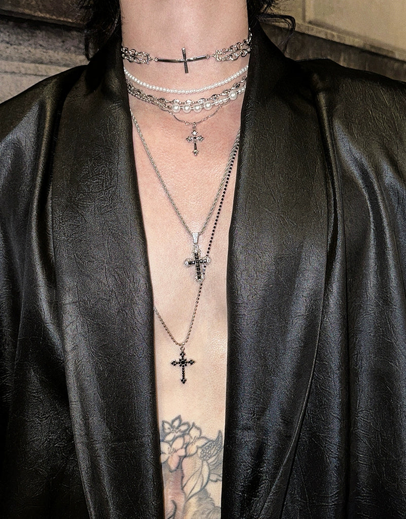 Satin Deep V-Neck Shirt
