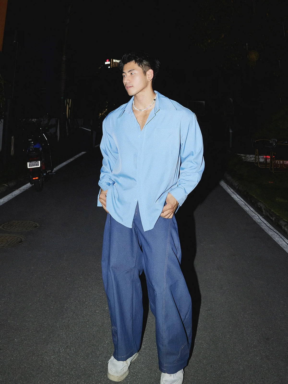 Classic White Oversized Dress Shirt