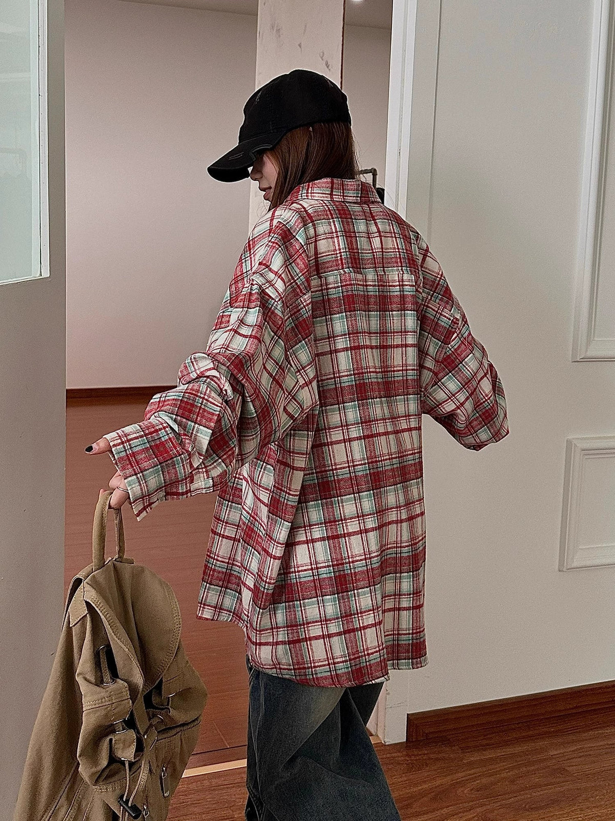 Plaid Casual Flannel Shirt