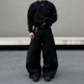 Men's Shadow Rivet Wide-Leg Jeans