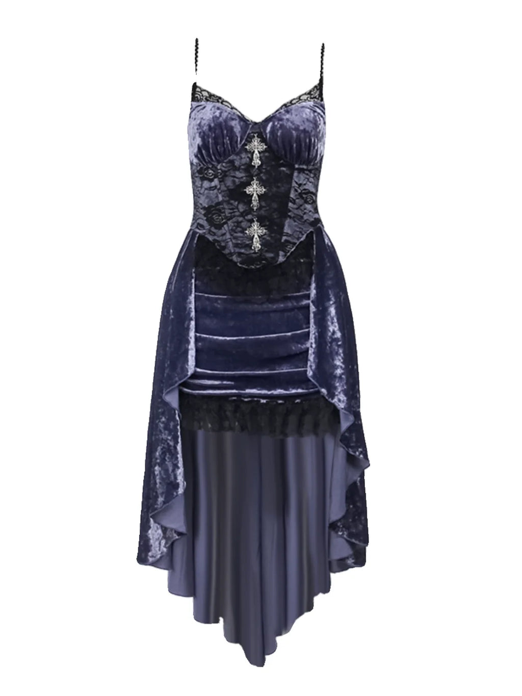 Purple Corset Dress or Black Lace Bolero