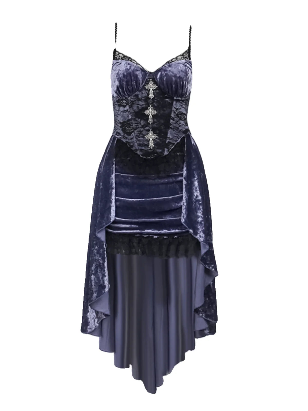 Purple Corset Dress or Black Lace Bolero