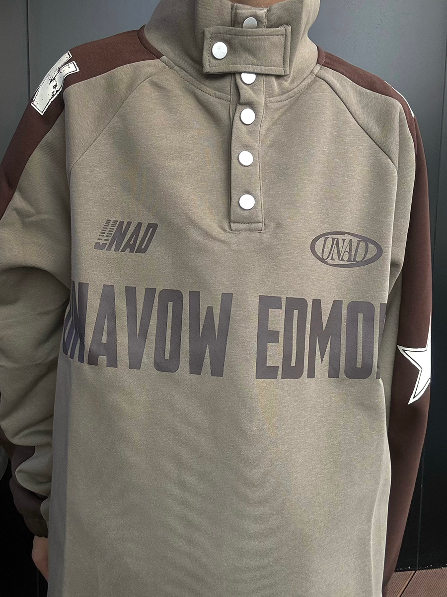 Varsity Star Quarter-Snap Sweatshirt