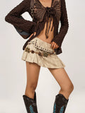 Steampunk-Inspired Mini Skirt