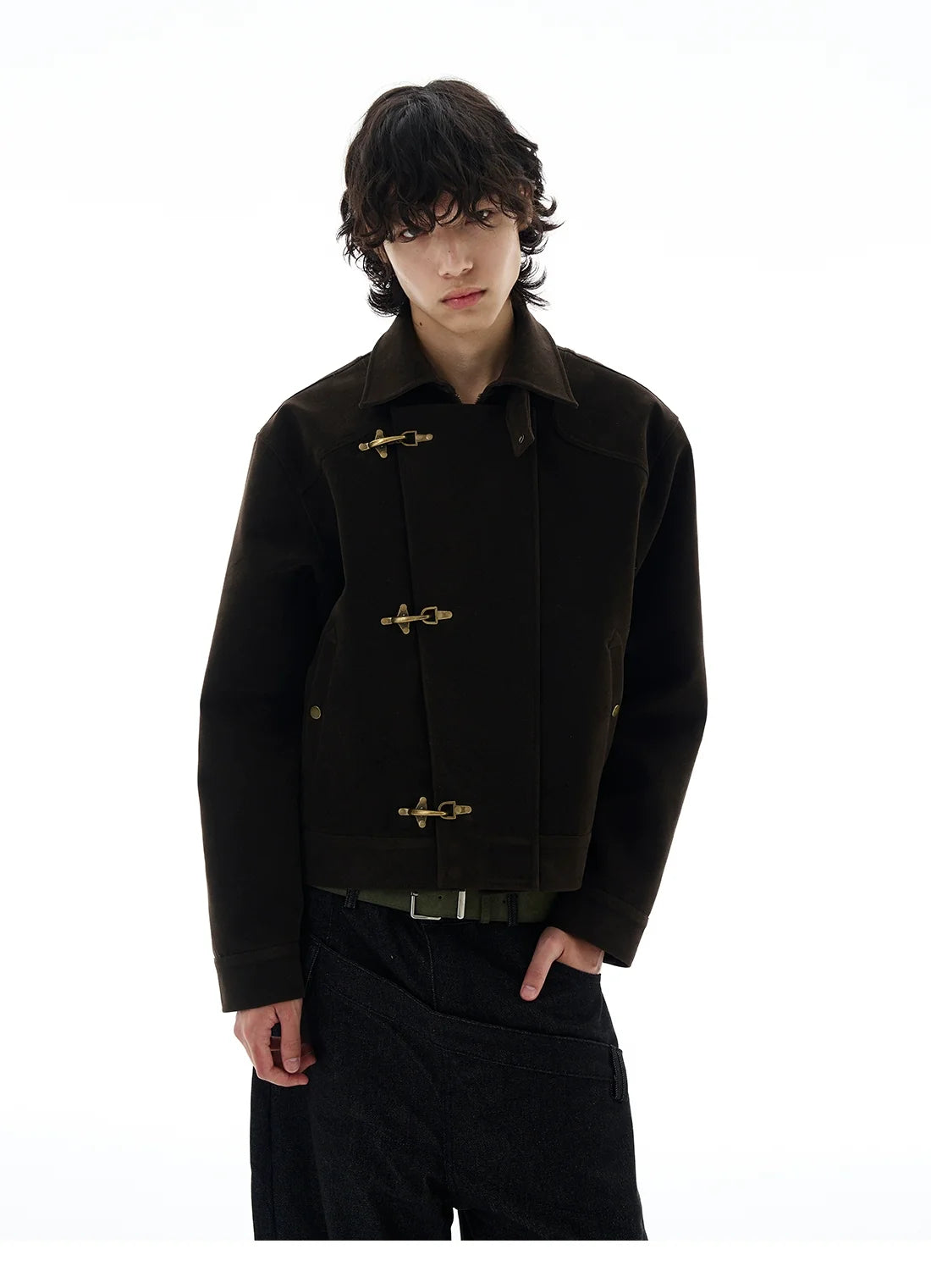 Midnight Espresso Toggle Jacket