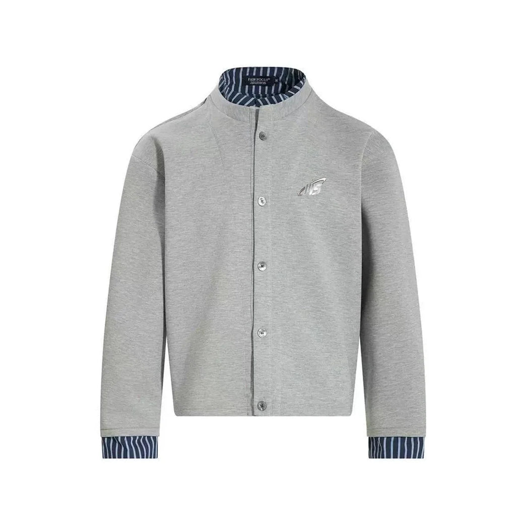 Nimbus Layer Minimal Snap Cardigan