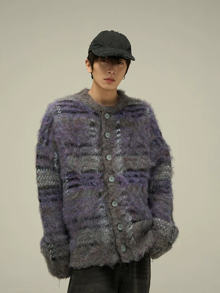 Nebula Mist Fuzzy Cardigan