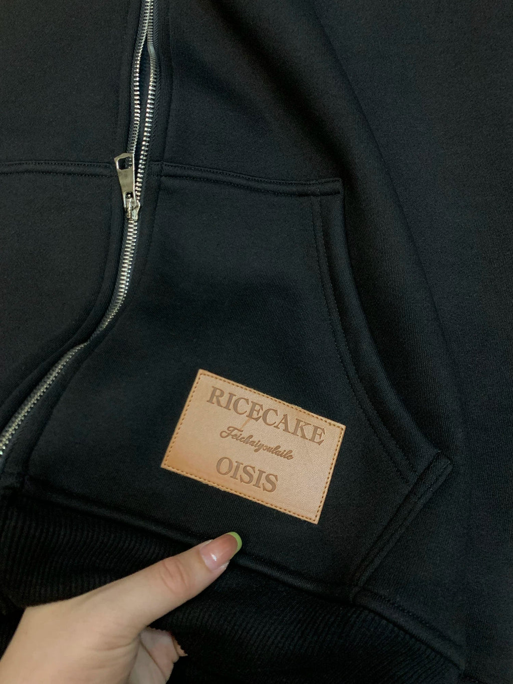 Pearl Trim Cloud Zip Hoodie