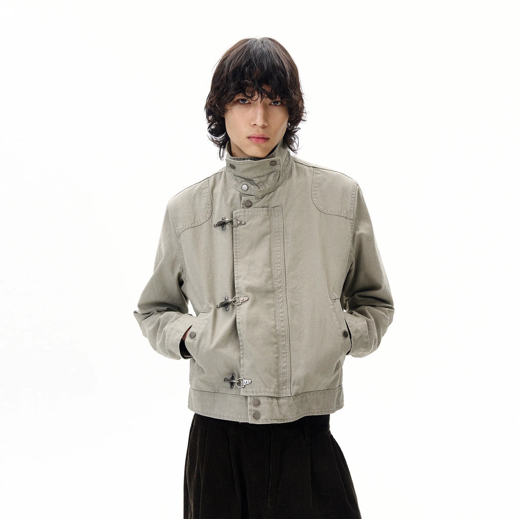 Utility Jacket with Toggle Closures