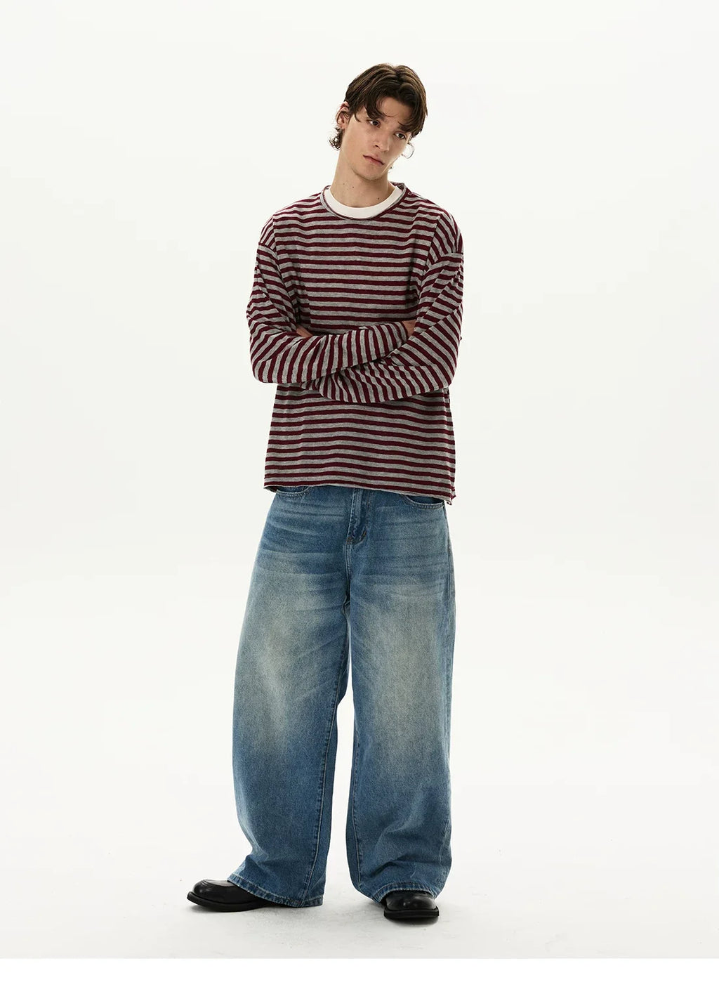 Tide Slouch Stripe Long Sleeve Tee