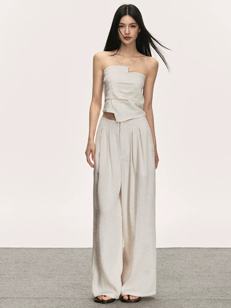 Tencel-Linen Summer Two-Piece Set