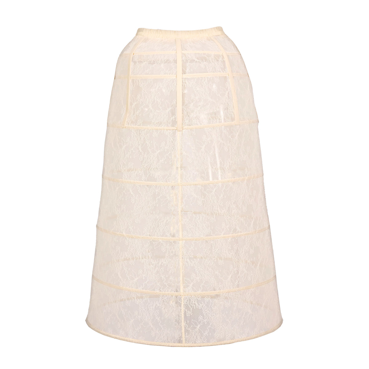 Rosette Ruffle Lace Pet Maxi Skirt