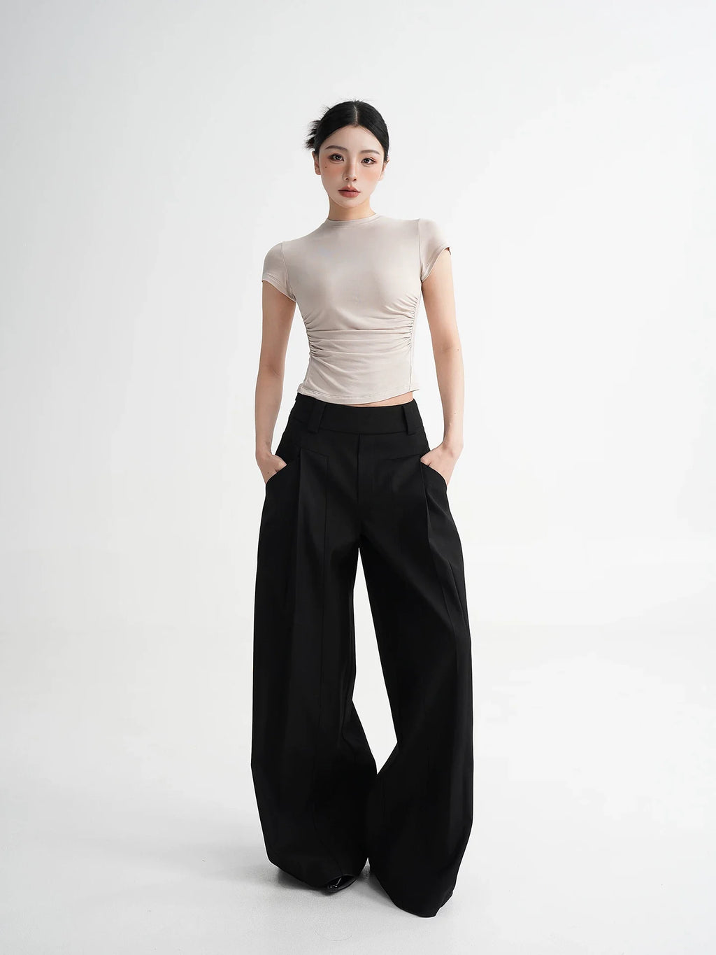 Aura High-Rise Tailored Pants