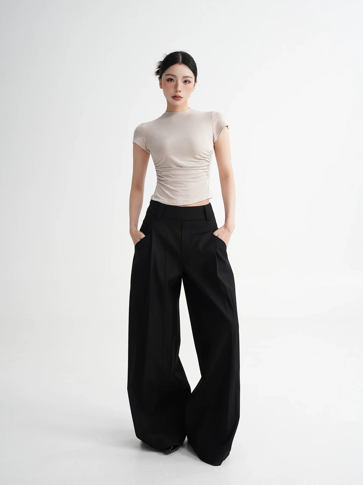 Aura High-Rise Tailored Pants