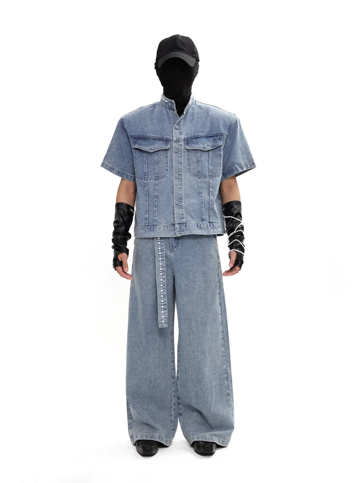 Aurora Studded Denim Armour Shirt